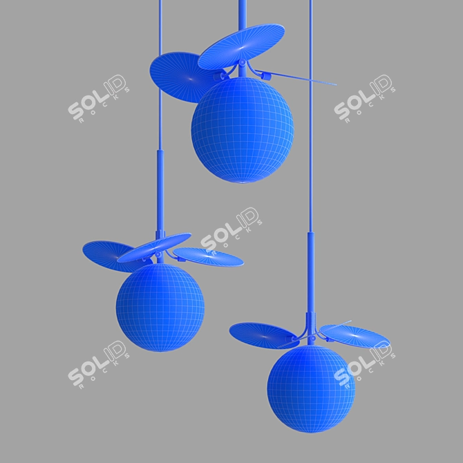 Matisse Trio Design Lamps 3D model image 3