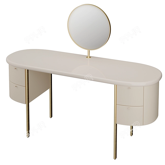 Luxury Vanity Table by Turri 3D model image 3