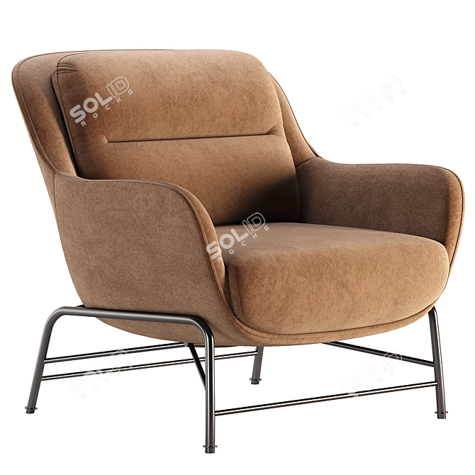 Contemporary SADIRA Armchair Model 3D model image 3