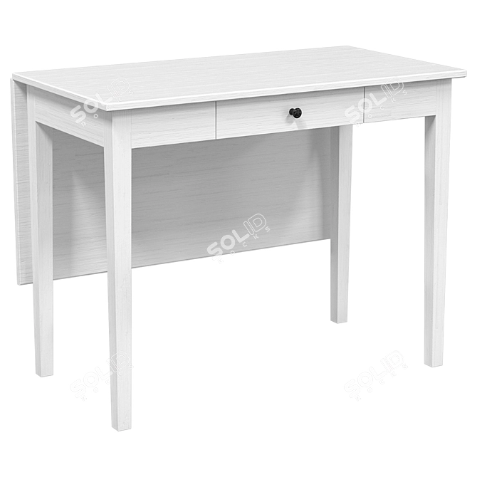 IKEA IDANÄS Folding Desk Table 3D model image 1