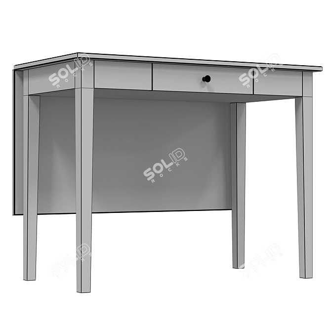 IKEA IDANÄS Folding Desk Table 3D model image 5