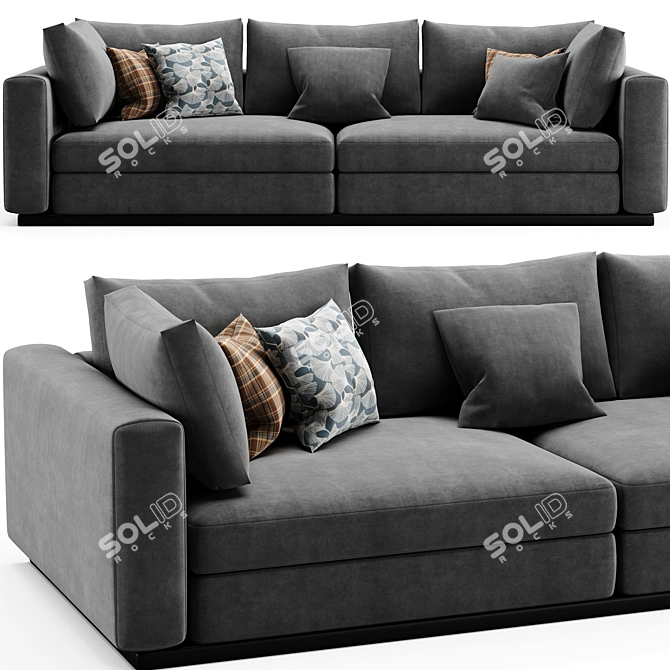Ana Roque Contemporary Sofa 3D 3D model image 1