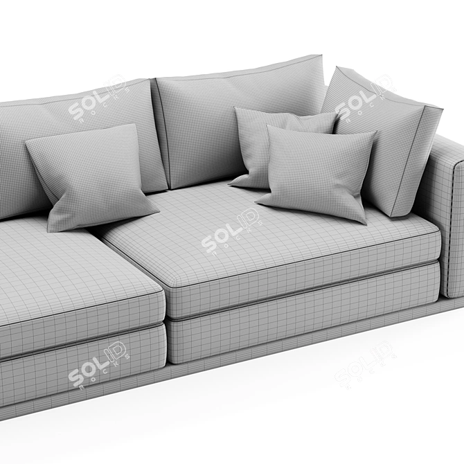 Ana Roque Contemporary Sofa 3D 3D model image 6