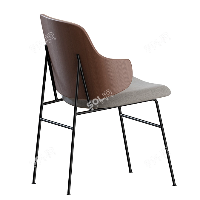 Danish Modern Penguin Dining Set 3D model image 7