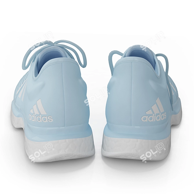 Adidas Tennis Shoes Sneakers racketball 3D model image 7