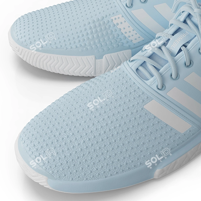 Adidas Tennis Shoes Sneakers racketball 3D model image 11