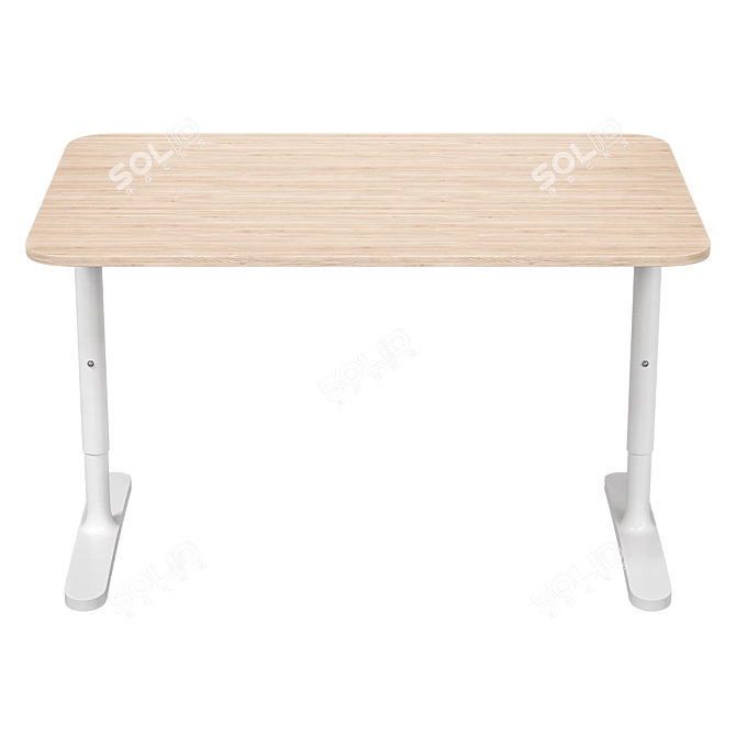 IKEA BEKANT Writing Desk 3D Model 3D model image 2