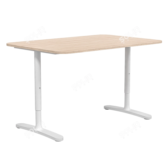 IKEA BEKANT Writing Desk 3D Model 3D model image 3