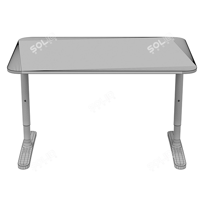 IKEA BEKANT Writing Desk 3D Model 3D model image 6
