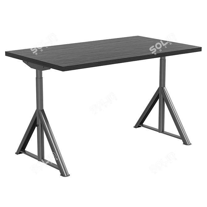 IKEA IDÅSEN Writing Desk - Modern Home Office Solution 3D model image 2