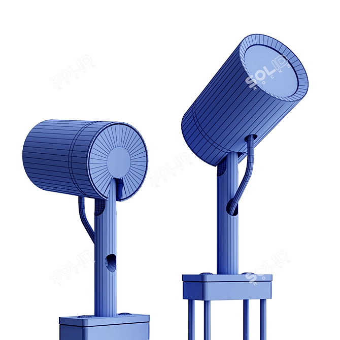 Outdoor Ground Spot Lighting Fixture 3D model image 3