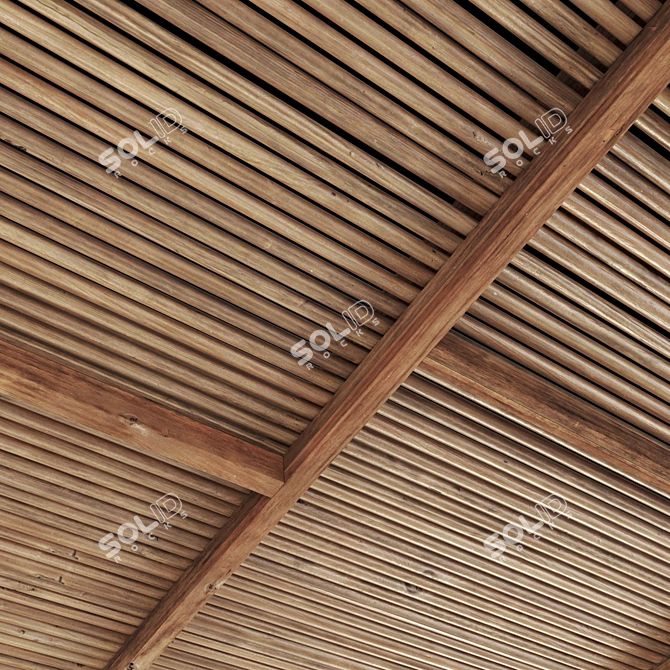 Branch Ceiling Texture Set 3D model image 4