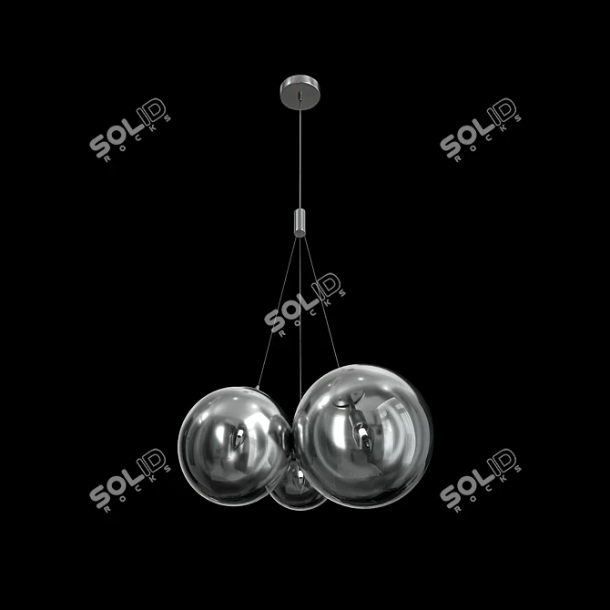 Elche SP3 Pendant Light Fixture 3D model image 4