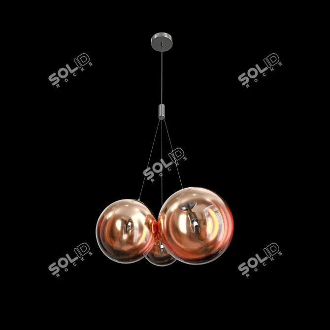 Elche SP3 Pendant Light Fixture 3D model image 6