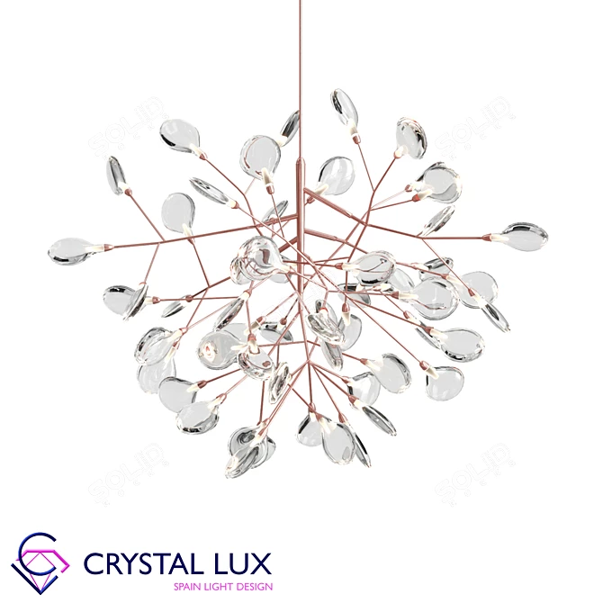 Modern Spanish Design Evita Pendant 3D model image 1