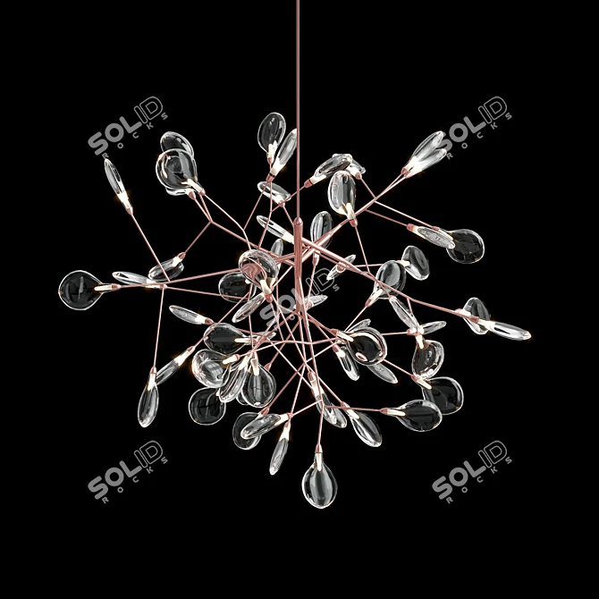 Modern Spanish Design Evita Pendant 3D model image 3