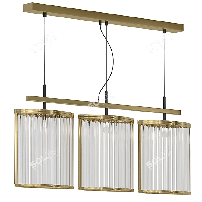 STILIO LONG Chandelier by ImperiumLoft 3D model image 1