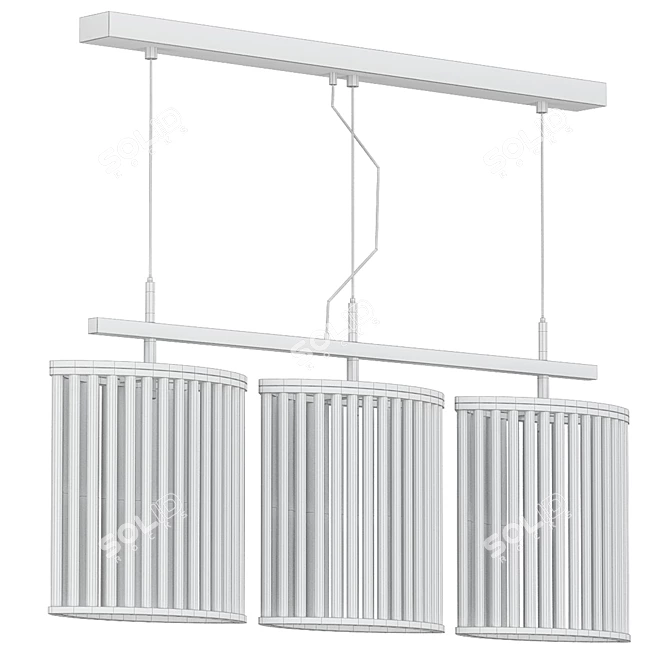 STILIO LONG Chandelier by ImperiumLoft 3D model image 3