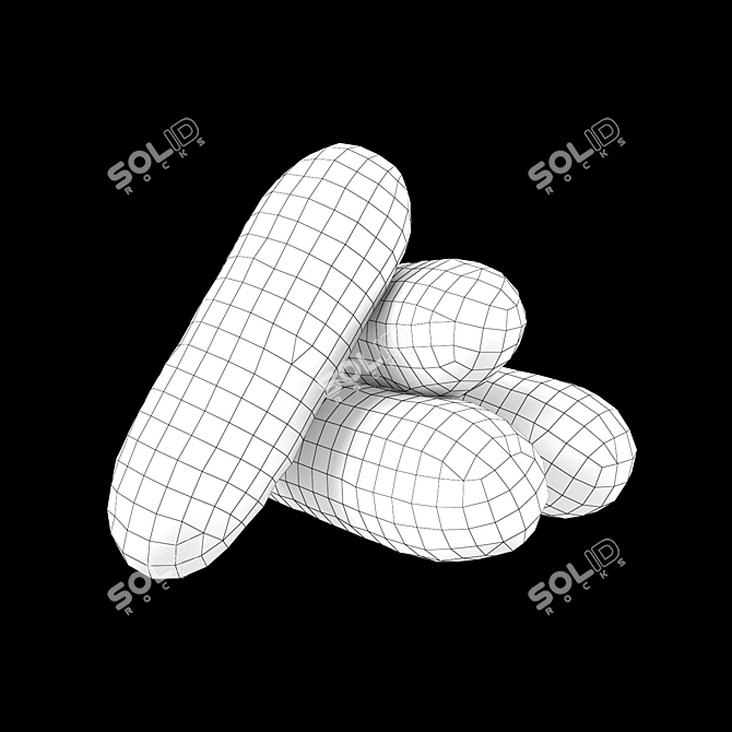  Crisp Fresh Cucumbers 3D model image 4