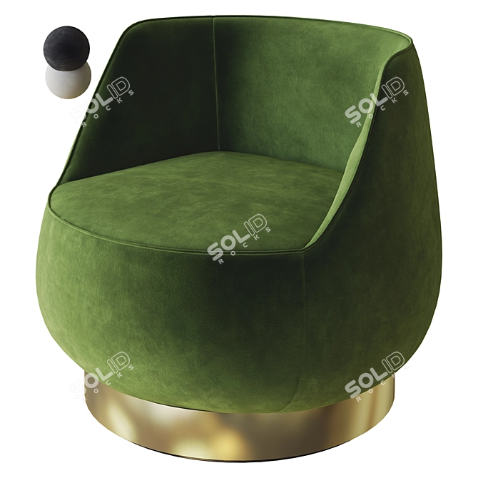 Sancal Magnum Armchair 3D Model 3D model image 1