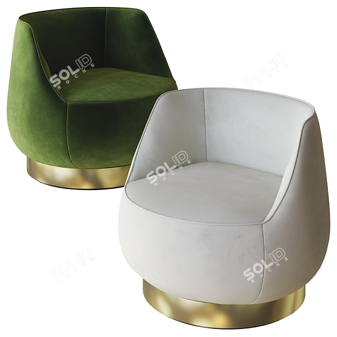 Sancal Magnum Armchair 3D Model 3D model image 2