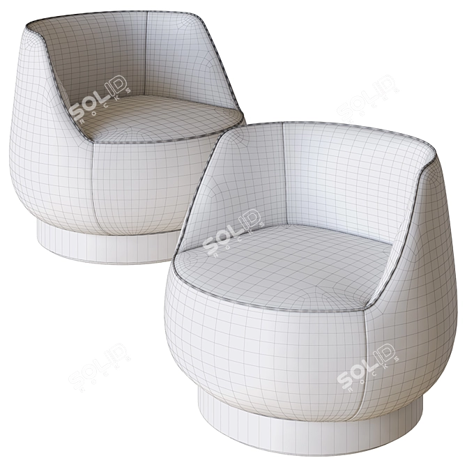 Sancal Magnum Armchair 3D Model 3D model image 4