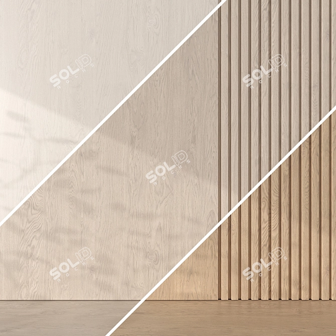 Oak Seamless Texture Pack 063 3D model image 2