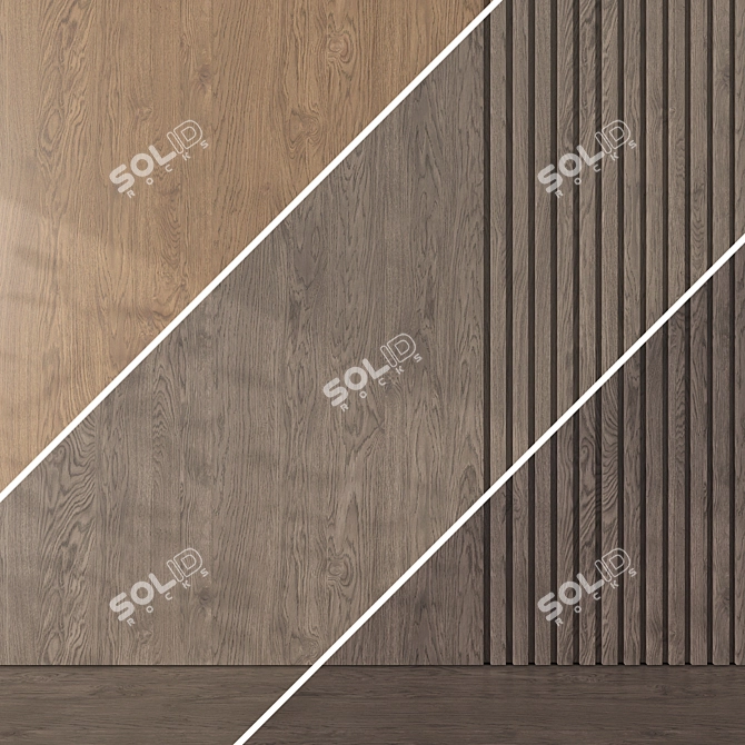 Oak Seamless Texture Pack 063 3D model image 4