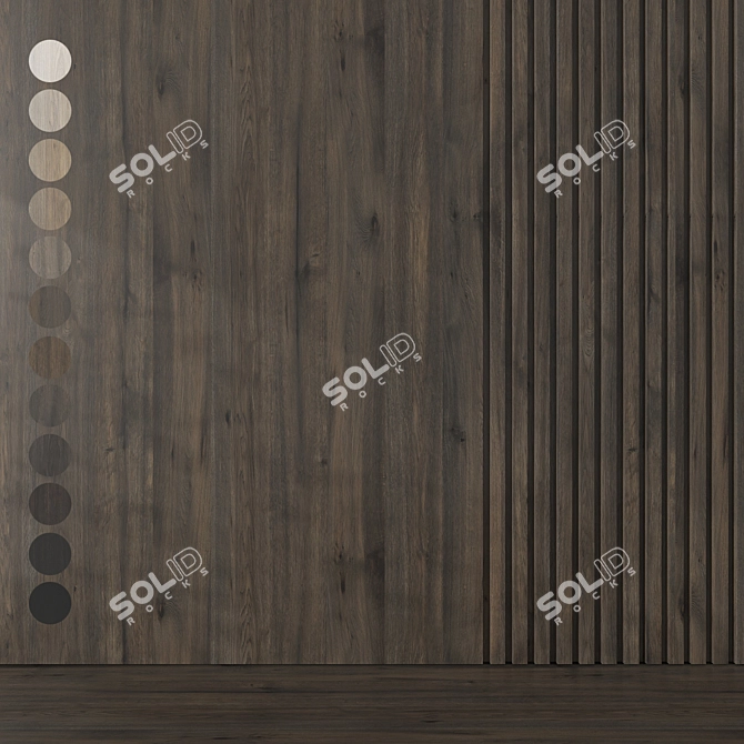 Oak Textures Variety Pack 3D model image 1