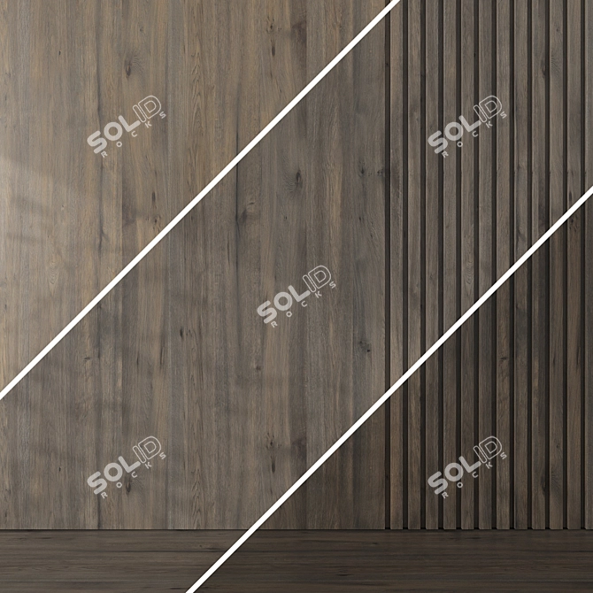 Oak Textures Variety Pack 3D model image 3