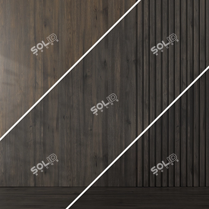 Oak Textures Variety Pack 3D model image 4