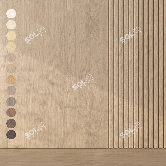 Oak Textures 074 Seamless Variety 3D model image 1