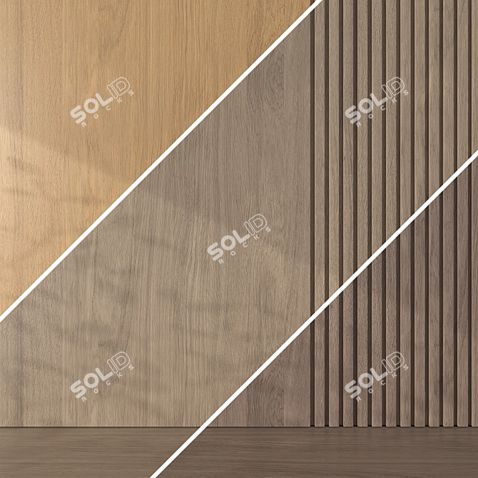 Oak Textures 074 Seamless Variety 3D model image 4