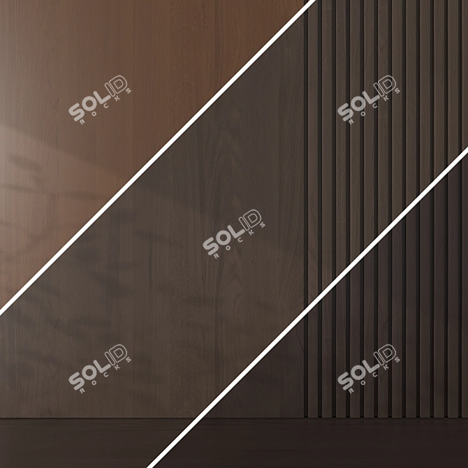 Oak Texture Pack with 12 Tones 3D model image 4