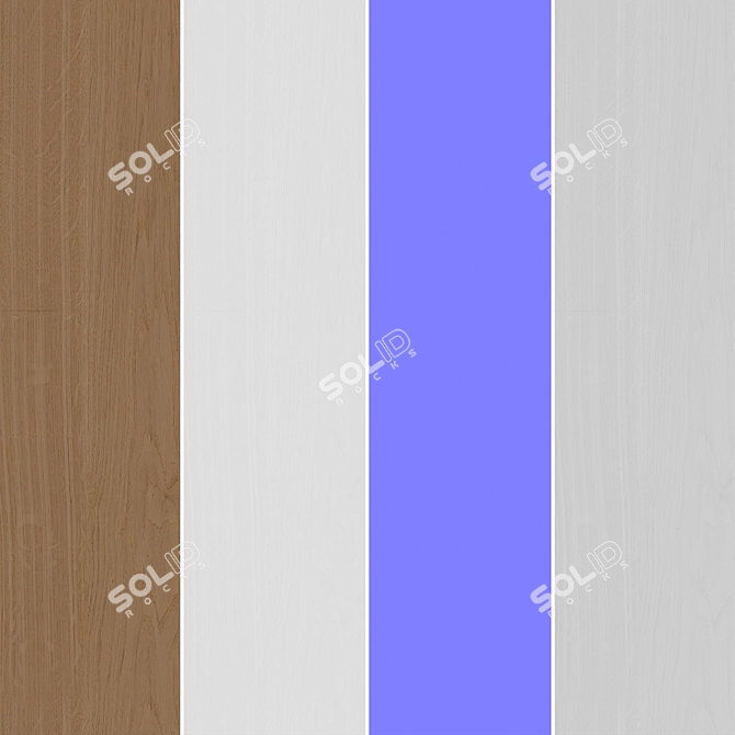Oak Texture Pack with 12 Tones 3D model image 6