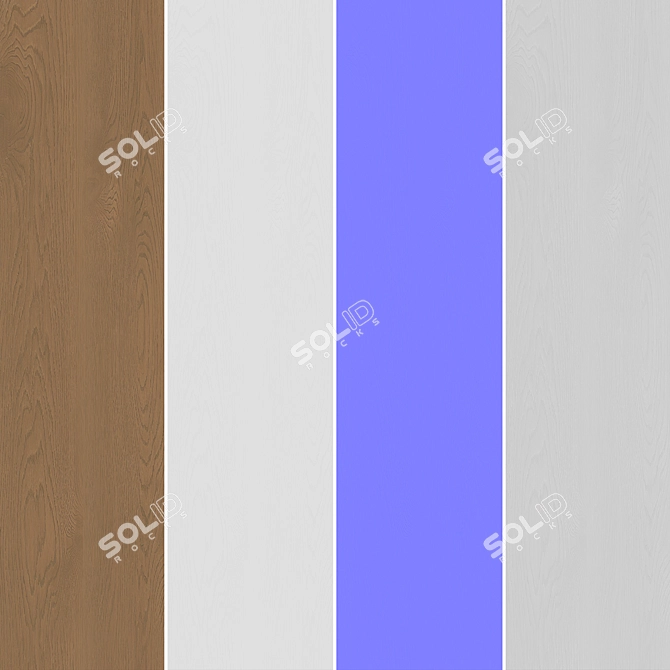 Seamless Oak Textures Pack 3D model image 6