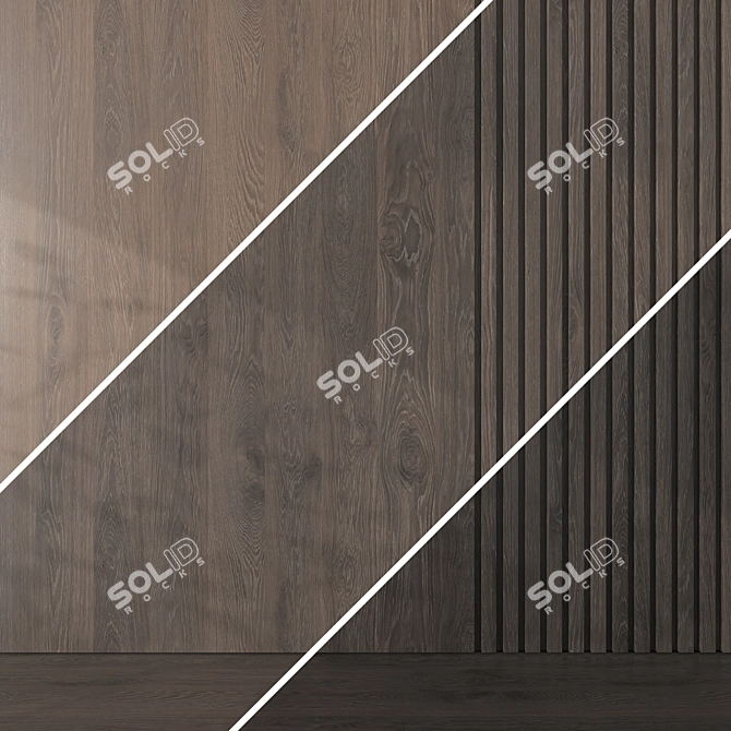 Oak 078 Seamless Texture Pack 3D model image 5