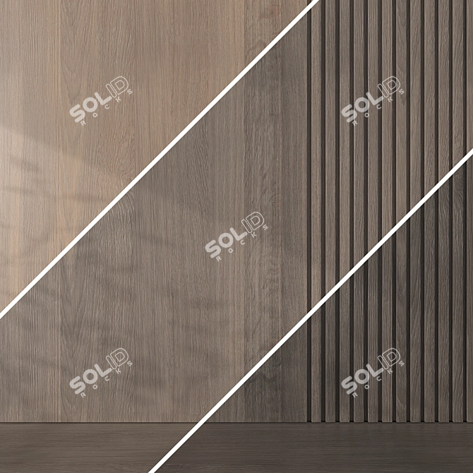 Seamless Oak Textures 080 Set 3D model image 5