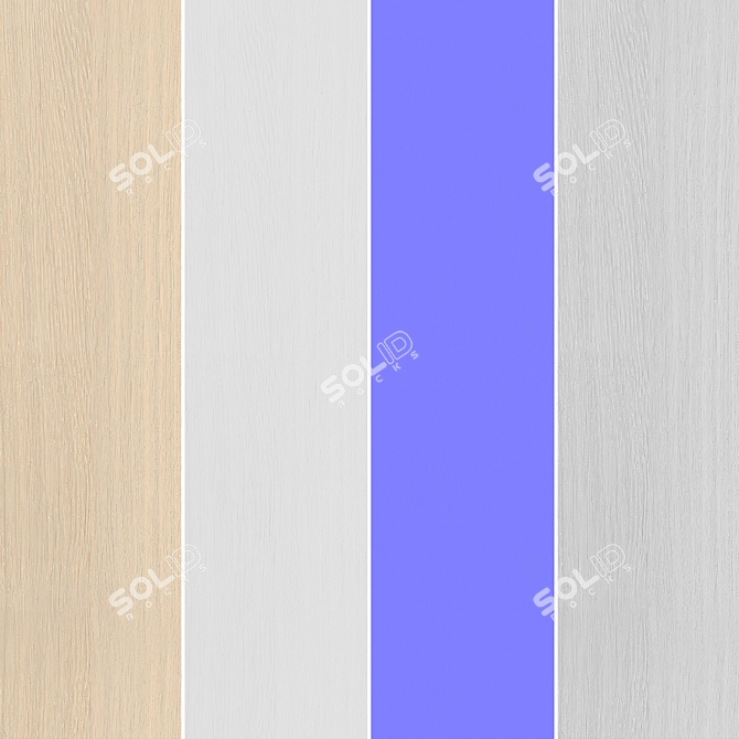 Seamless Oak Textures 080 Set 3D model image 6