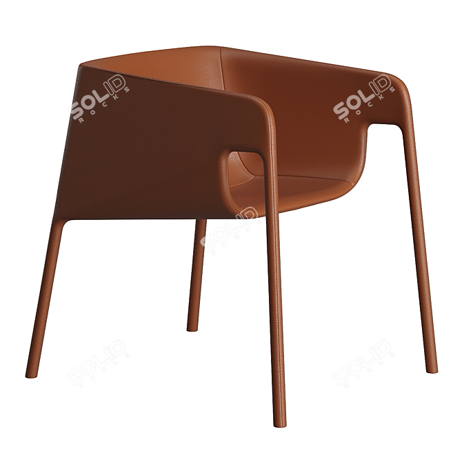 Comfort Defined Easy Chair 3D model image 3