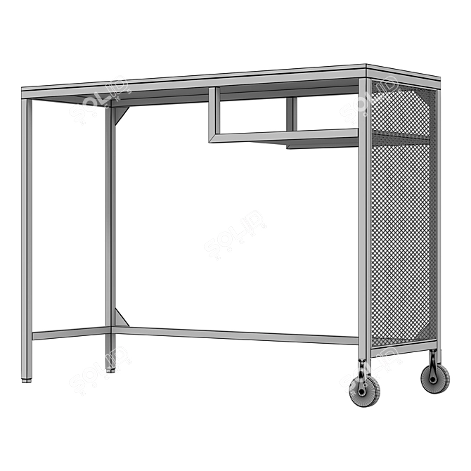 IKEA FJÄLLBO Laptop Desk "ФЙЕЛЛЬБУ 3D model image 5