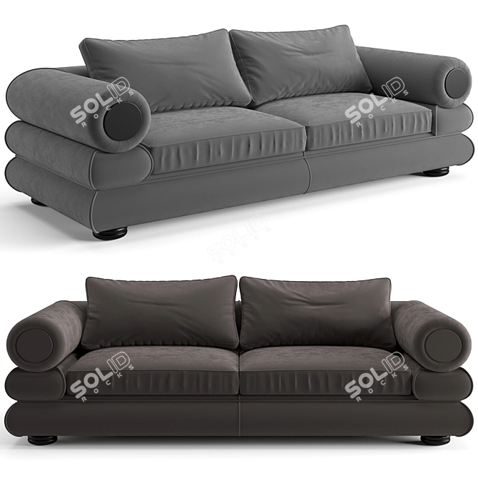 Eichholtz Coachella Sofa: Luxurious Design 3D model image 1