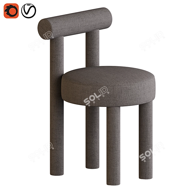 Contemporary GROPIUS_CS1 Chair Design 3D model image 5