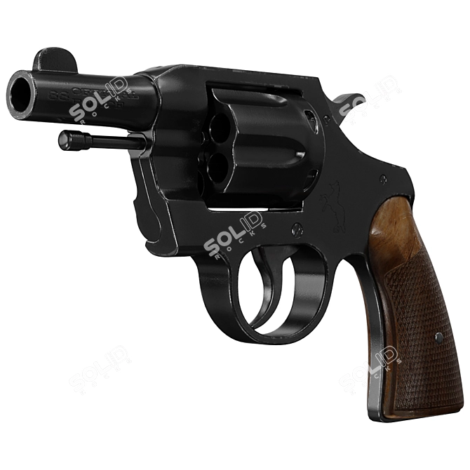 Professional Colt 38 Model Kit 3D model image 1