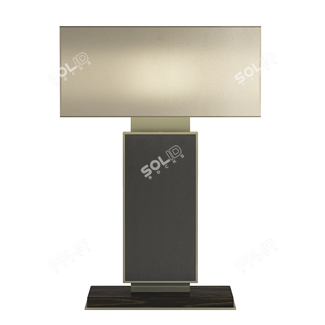 Sleek Modern TELLUS Lamp 3D model image 2