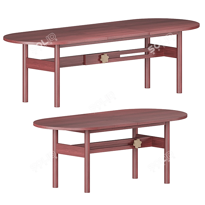 Garsnas Atelje Dining Table 3D model image 3