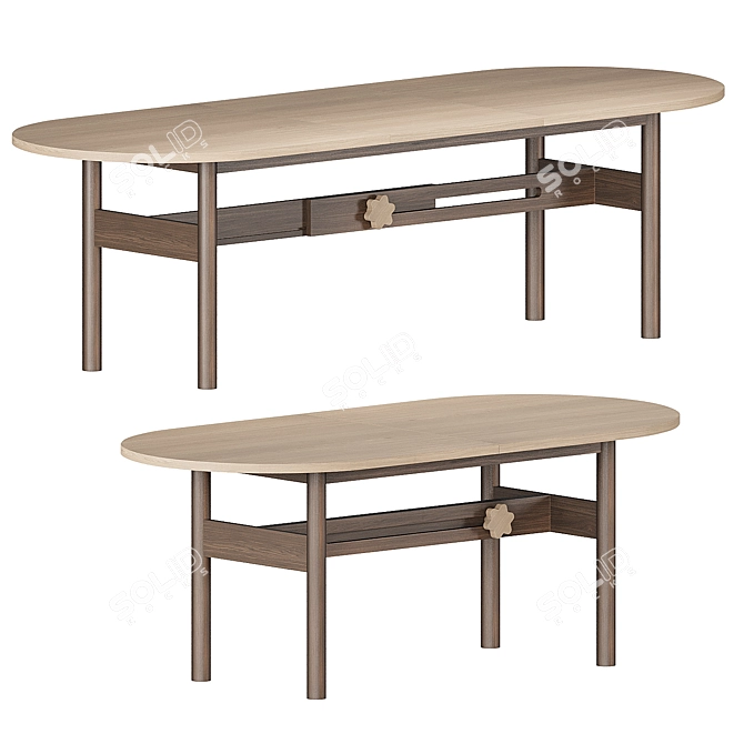 Garsnas Atelje Dining Table 3D model image 4