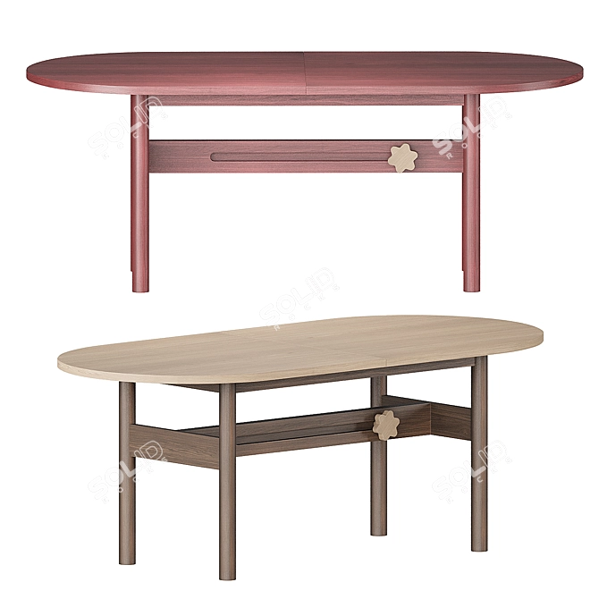 Garsnas Atelje Dining Table 3D model image 5