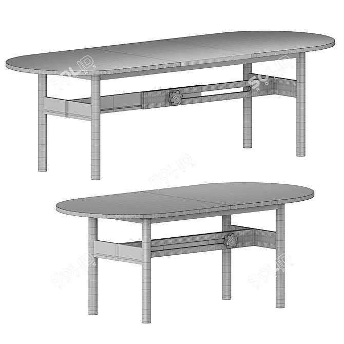 Garsnas Atelje Dining Table 3D model image 6