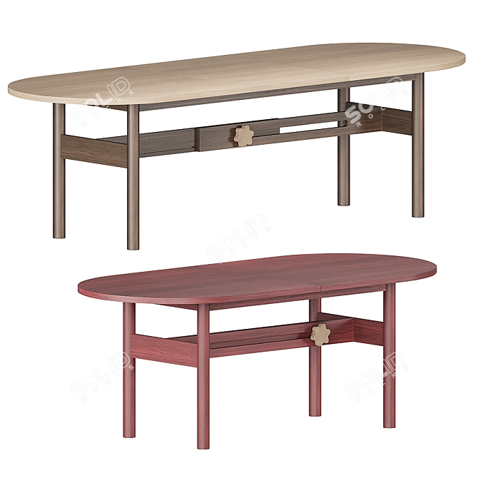 Garsnas Atelje Dining Table 3D model image 7